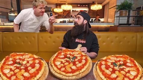 TRYING TO BEAT THE SLICE RECORD AT GORDON RAMSAY'S BOTTOMLESS PIZZA RESTAURANT! | BeardMeatsFood ...