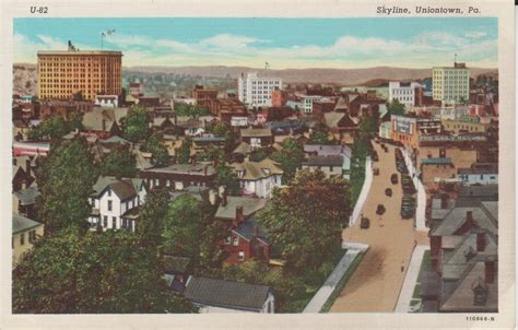 Old Pictures of Uniontown PA | Skyline Uniontown Pennsylvania Vintage by… | Skyline, Uniontown ...