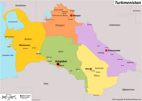 Turkmenistan Map | Detailed Maps of Turkmenistan (Turkmenia)