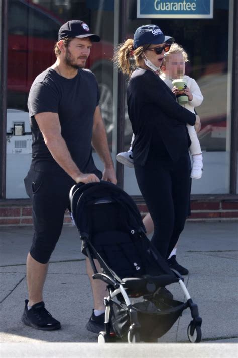 Chris Pratt With Son Jack, Katherine Schwarzenegger & Daughter Lyla ...