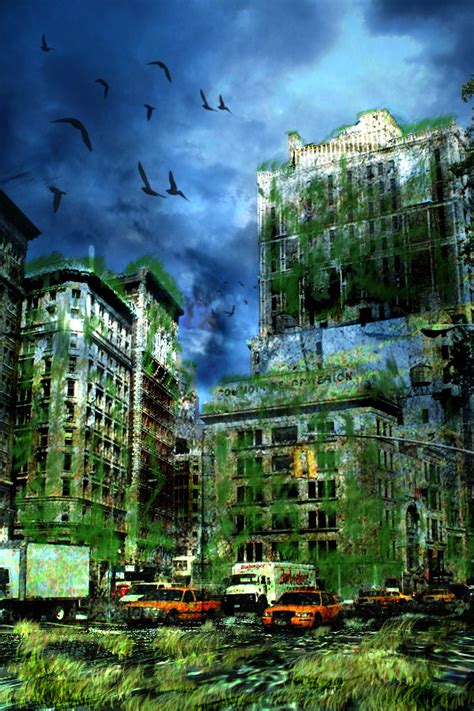 Concept Art : Post-Zombie apocalypse city #2 by snakexiii13 on DeviantArt