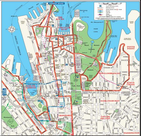 Sydney Metro Map - ToursMaps.com