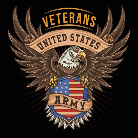 Eagle Veterans Day United States Symbol America 10794178 Vector Art at ...