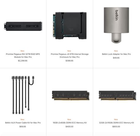 Apple Adds New Mac Pro Accessories to Online Store - iClarified