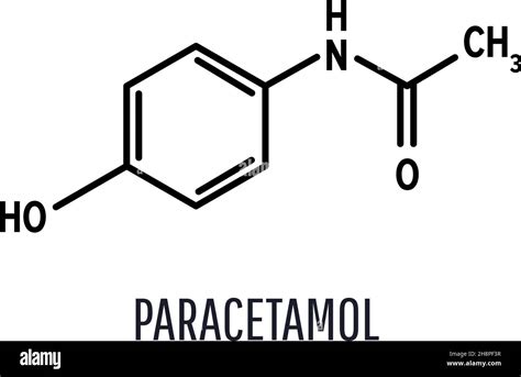 Paracetamol Labelled Structure