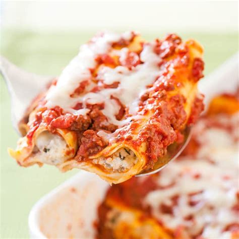 Baked Manicotti with Meat Sauce | America's Test Kitchen Recipe