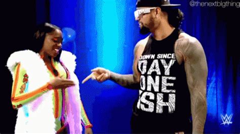 Naomi Jimmy Uso GIF - Naomi Jimmy Uso Handshake - Discover & Share GIFs