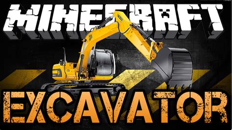 Minecraft Vehicle Tutorial - How to Build: Excavator - YouTube