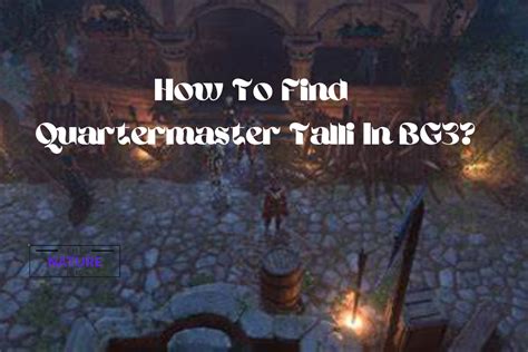 How To Find Quartermaster Talli In BG3? - The Nature Hero