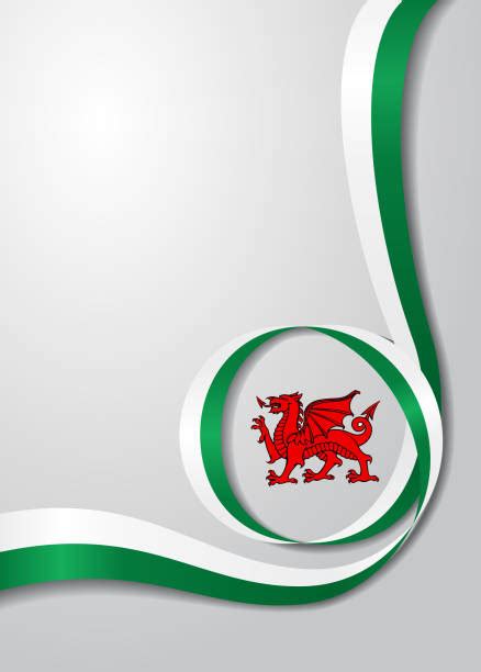 Welsh flag vector