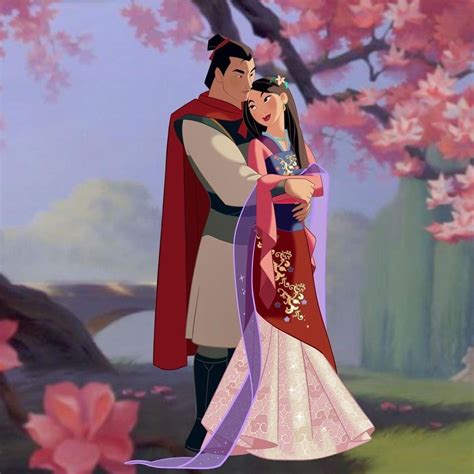 Pin on Drawings in 2024 | Mulan disney, Disney romance, Disney princess pictures