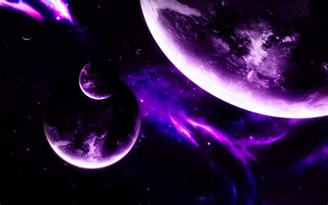 HD Purple Space Wallpaper - WallpaperSafari