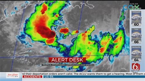 Tropical Storm Moves into Gulf Coast, Could Bring Major Rainfall