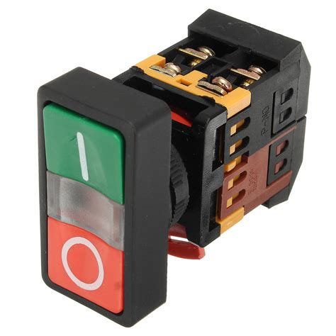 AC 600V 10A On/Off Start Stop Momentary Push Button Switch – Alexnld.com