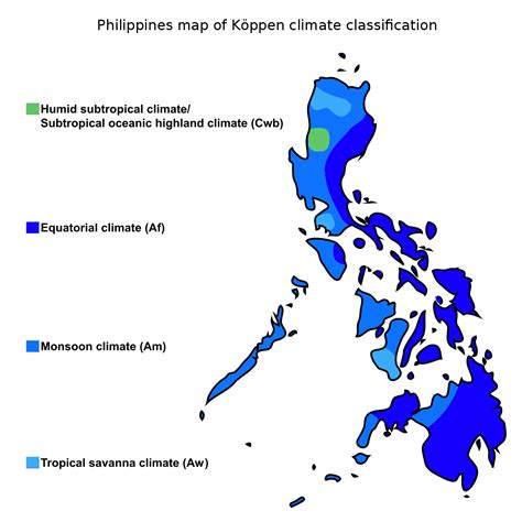 Climate Map Of The Philippines With Cities