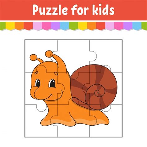 Premium Vector | Puzzle game for kids. jigsaw pieces. color worksheet.