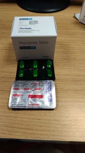 Nitazoxanide Tablets, 500 mg at best price in Haridwar | ID: 2851604824573