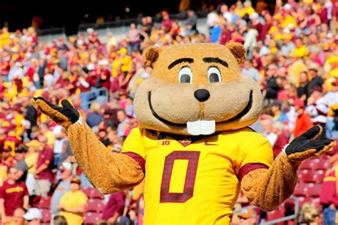 University of Minnesota's mascot, Goldy the Golden Gopher! Best mascot ...