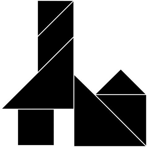 Tangram House - ClipArt Best