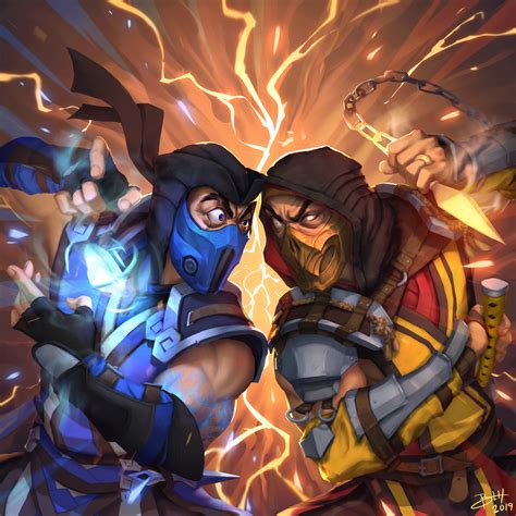 ArtStation - Sub-Zero VS Scorpion