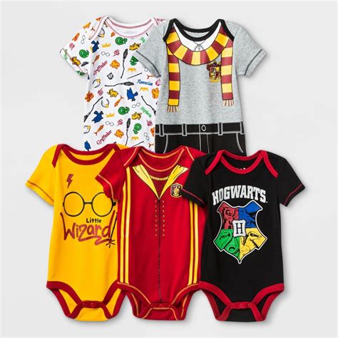 Baby Warner Bros. Harry Potter 5-Pack Bodysuits | The Best Harry Potter Clothes For Babies ...