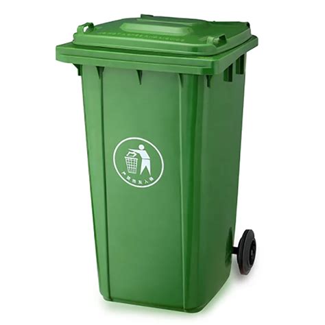 HDPE 240 liters outdoor street waste bins garbage trash cans with ...