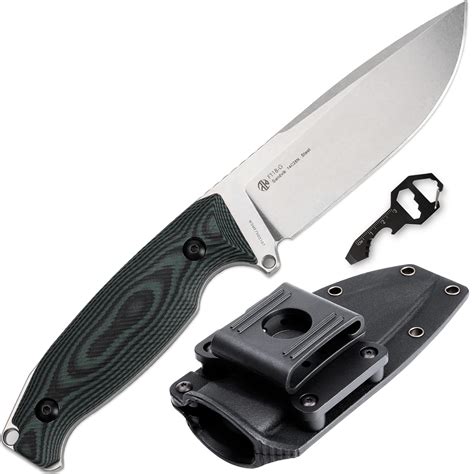 Buy RuikeCamping Small Fixed Blade with Sheath 360 Rotate, 14c28n Full ...