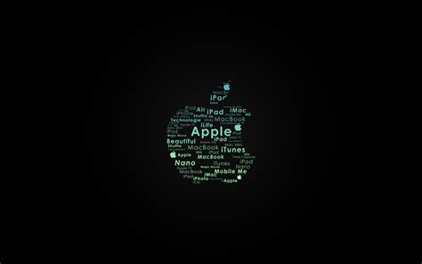 Apple logo typography Mac Wallpaper Download | AllMacWallpaper