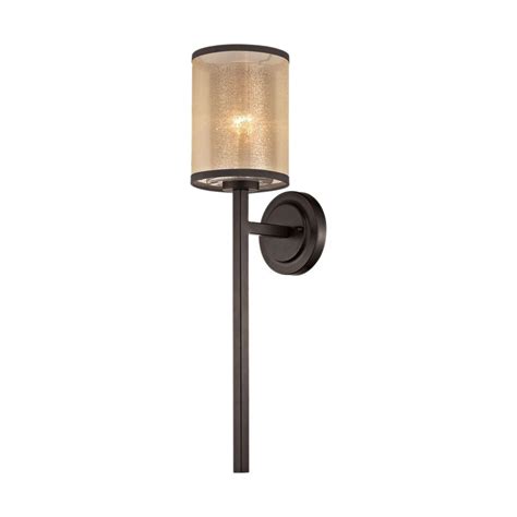 Titan Lighting Diffusion 1-Light Oil Rubbed Bronze LED Wall Sconce-TN-75483 - The Home Depot