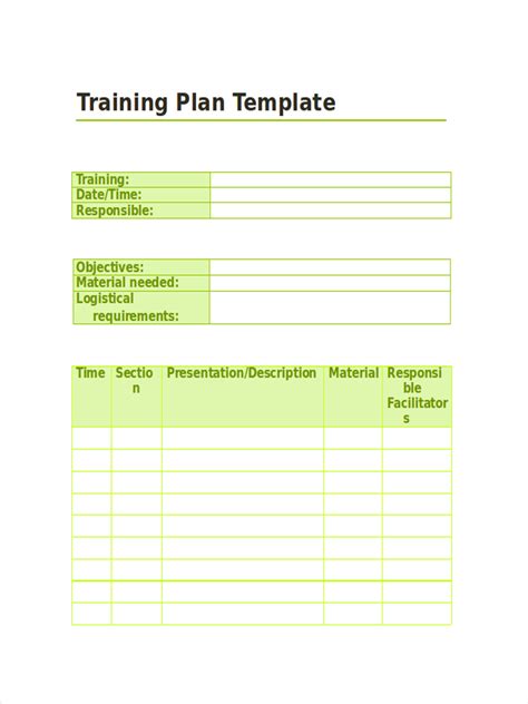 Training Schedule - 27+ Examples, Docs, Sheets, Excel, Word, Numbers, Pages, How To Write, PDF