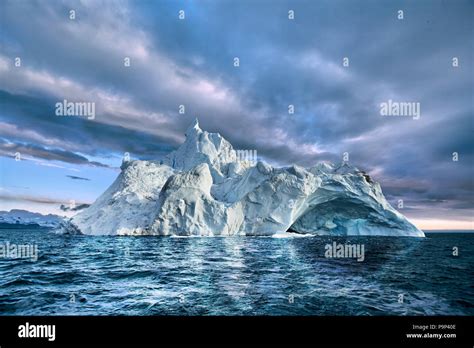 iceberg floating in greenland fjord Stock Photo - Alamy