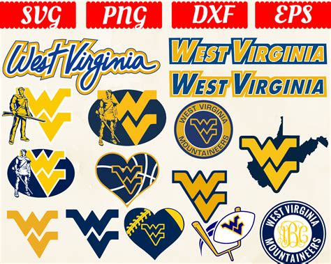 Digital Download, West Virginia Mountaineers logo, West Virg | Inspire ...