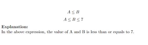 How to Write a Less Than Or Equal To Symbol in LaTeX