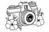 Camera Coloring Page Drawing For Kids Graphic By MyCreativeLife  sketch template