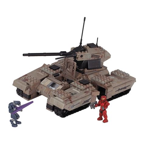 MEGA BLOKS HALO WARS UNSC SCORPION 96807 ASSEMBLY INSTRUCTIONS MANUAL ...