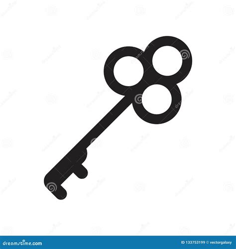 Home Key Icon Vector Isolated on White Background, Home Key Sign Stock ...