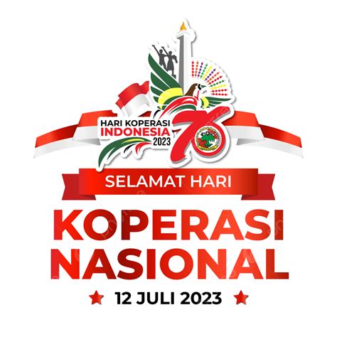 Gambar Logo Rasmi Hari Koperasi Indonesia Ke 76 Tahun 2023 Vektor, Logo ...