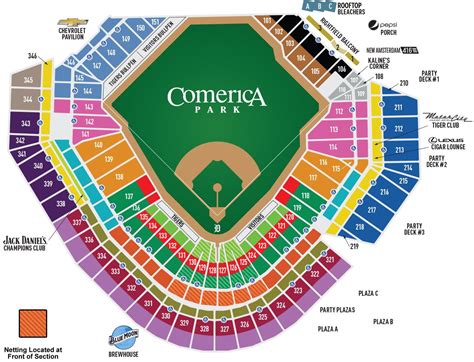 tiger stadium seating chart