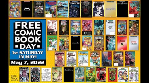 FREE COMIC BOOK DAY 2022 !!! – Comptoir du Rêve Comics