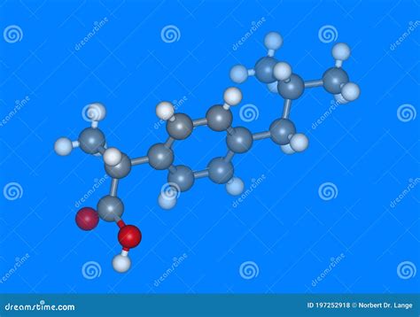 Ibuprofen Molecular Structure. Ibuprofen Skeletal Chemical Formula. Chemical Molecular Formula ...