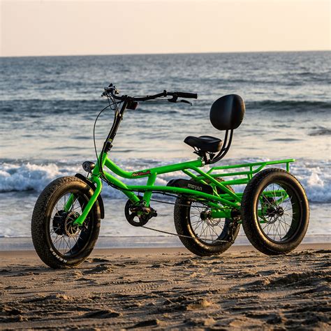 MOTAN M-360 Bafang 750W Electric Trike Beach Cruiser Tricycle Pedal ...