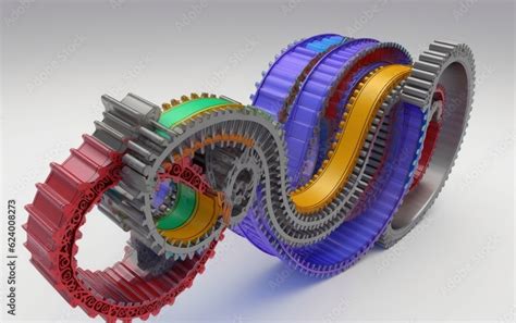 finite element stress analysis results illustration enerative ai Stock ...