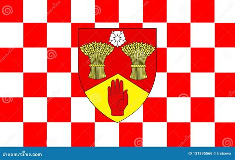 Flag of County Londonderry in Northern Ireland Stock Photo - Image of ...