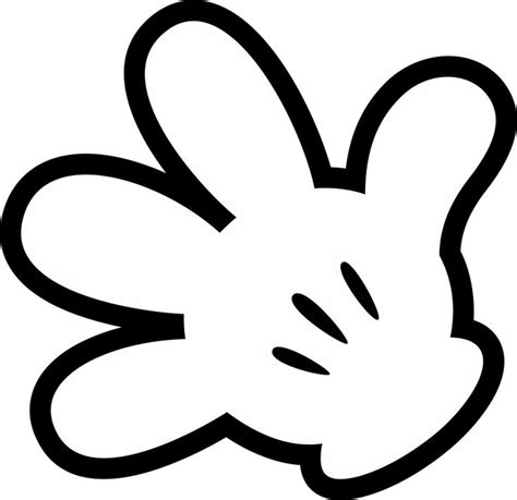 Gallery For > Mickey Mouse Hands Png