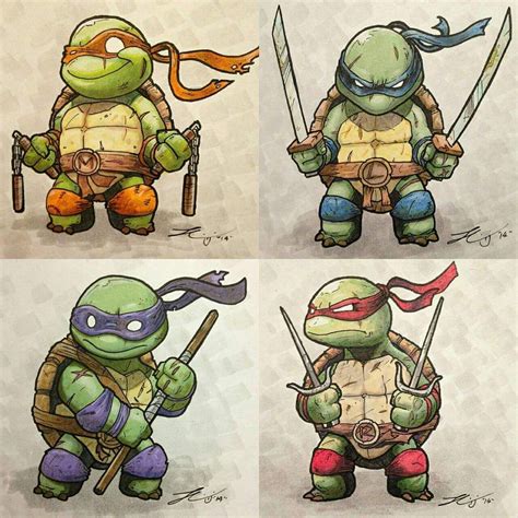 Teenage Mutant Ninja Turtles Drawings