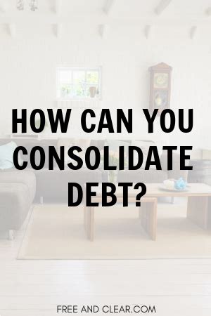 Debt Consolidation Refinance Calculator | FREEandCLEAR | Mortgage refinance calculator, Debt ...