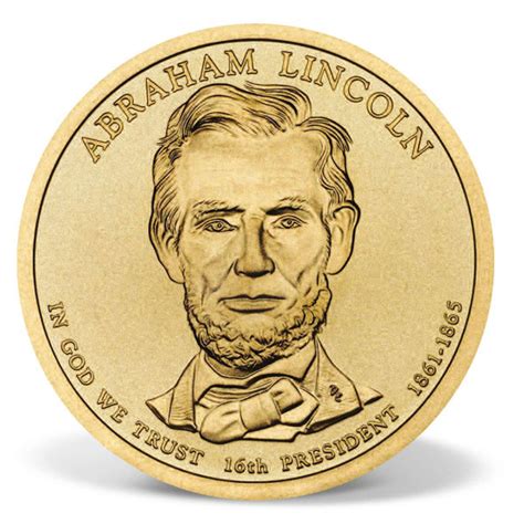 Abraham Lincoln Presidential Commemorative Coin Set | Gold-Layered ...