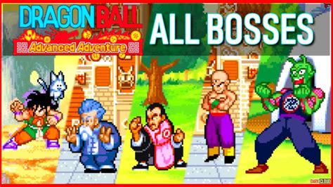 Dragon Ball: Advanced Adventure All Bosses - YouTube