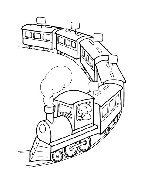 29 Tranh tô màu phương tiện giao thông cho bé yêu | Train coloring pages, Coloring books ...