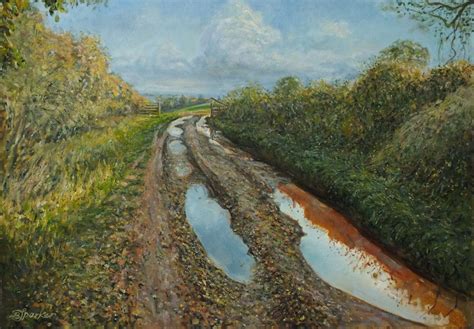 Muddy Puddles Oil painting by Brett Parker | Artfinder